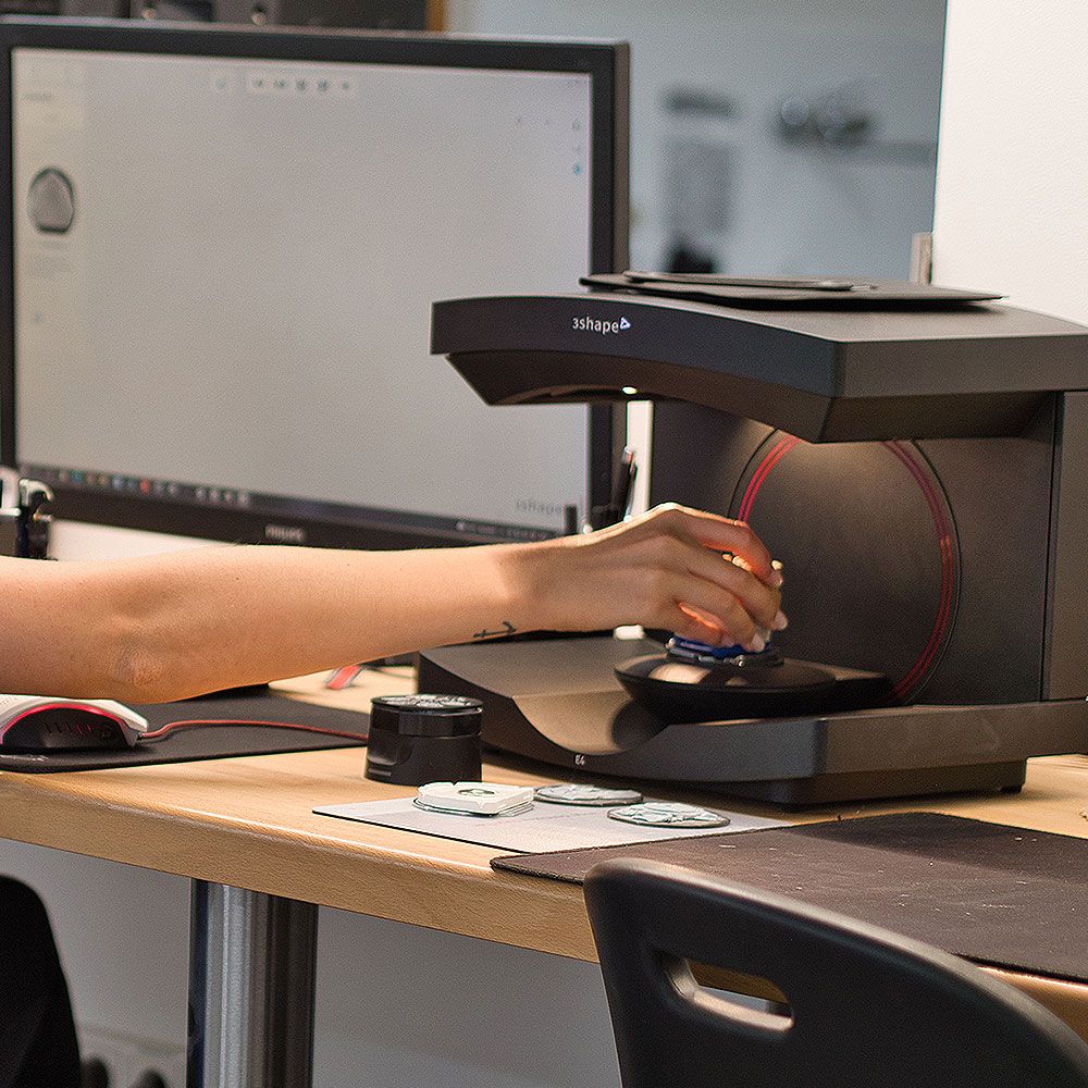 Herstellung einer Zahnschiene